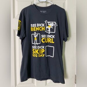 Livesore Black Graphic Men's T-Shirt with Yellow Accents